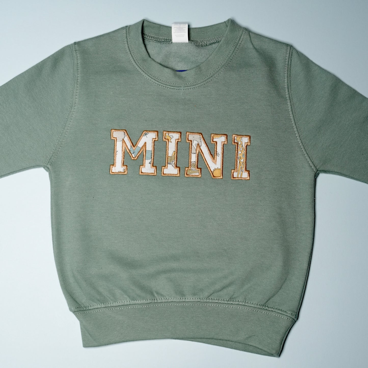 Luxury Organic Cotton Mini Sweatshirt | Matching Mama & Papa Option | Personalised Child Name | Handmade Keepsake